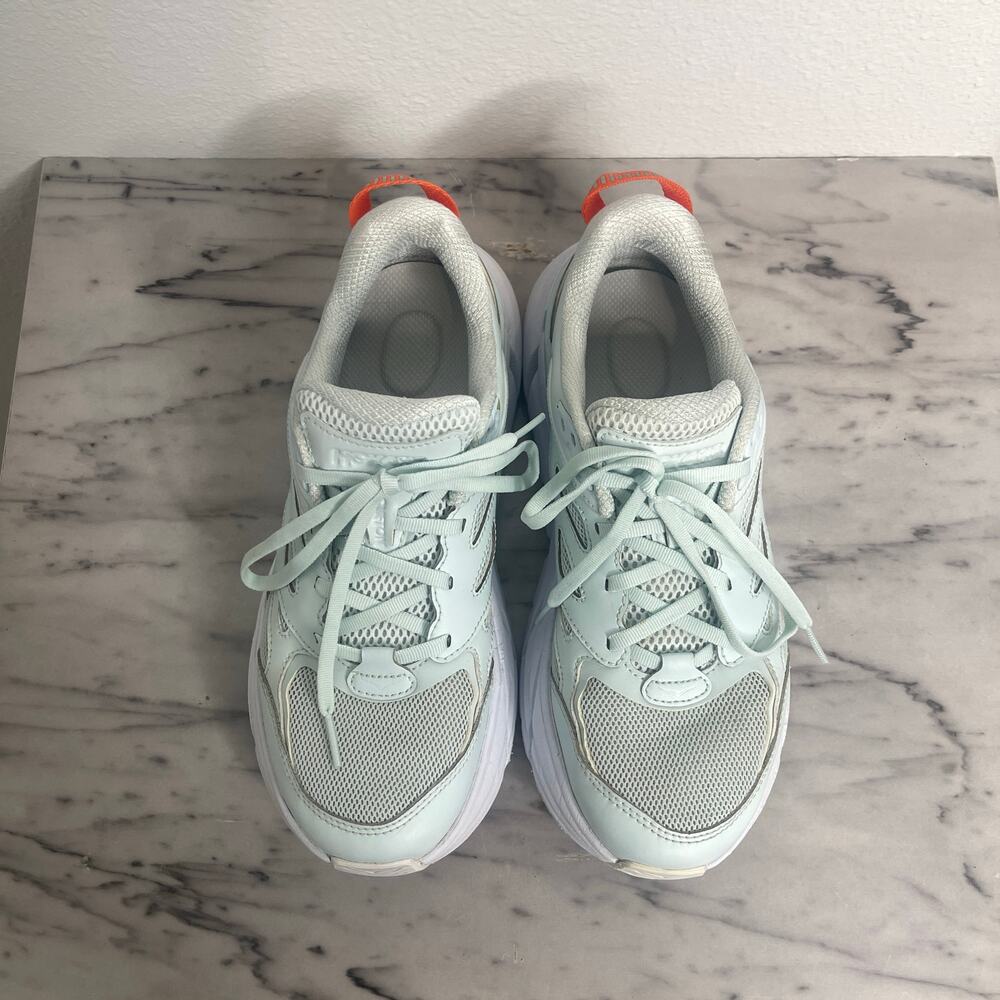 HOKA ONE ONE Clifton L Running Shoes – Women’s 8 / Men’s 7 Wan Blue/Mandarin Red - Picture 9 of 14